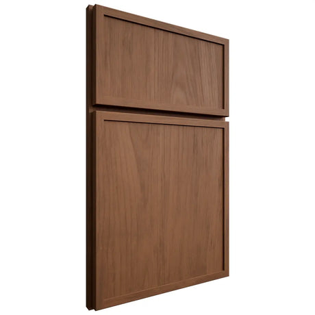 Shiloh Cabinetry Full Overlay Napa Vertical Alder Plain Cut Cola Door