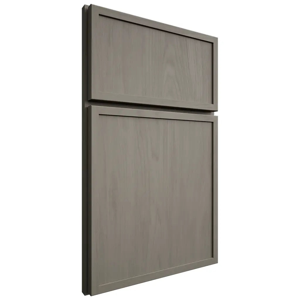Shiloh Cabinetry Full Overlay Napa Vertical Alder Plain Cut Thyme Door