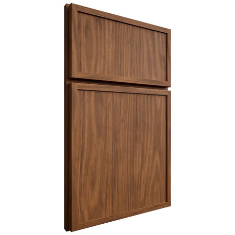Shiloh Cabinetry Full Overlay Napa Vertical Cherry Plain Cut Carob Door