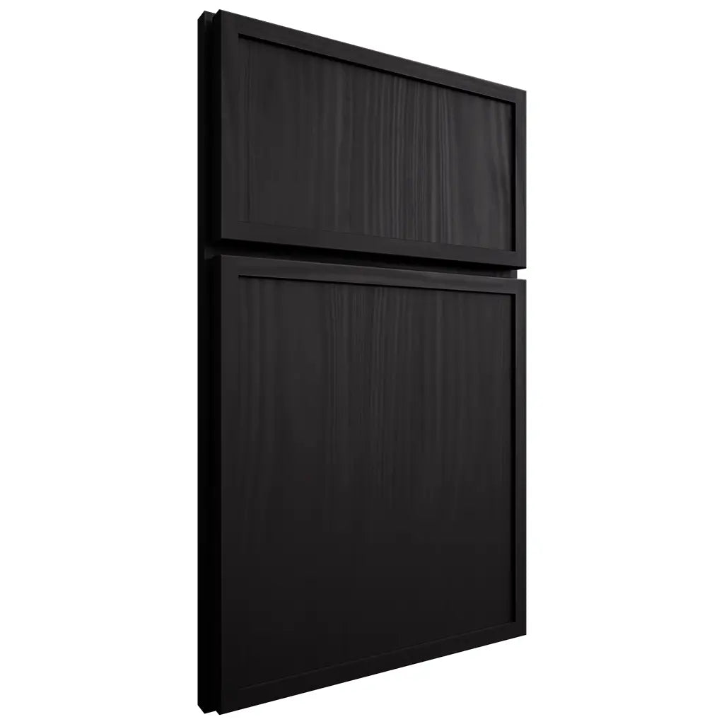 Shiloh Cabinetry Full Overlay Napa Vertical Cherry Plain Cut Espresso Door