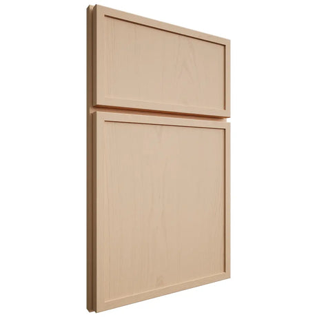 Shiloh Cabinetry Full Overlay Napa Vertical Maple Plain Cut Natural Door