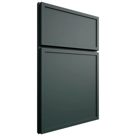 Shiloh Cabinetry Full Overlay Napa Vertical Paintable Billiard Green Door