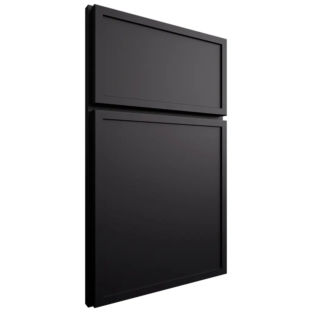 Shiloh Cabinetry Full Overlay Napa Vertical Paintable Black Door
