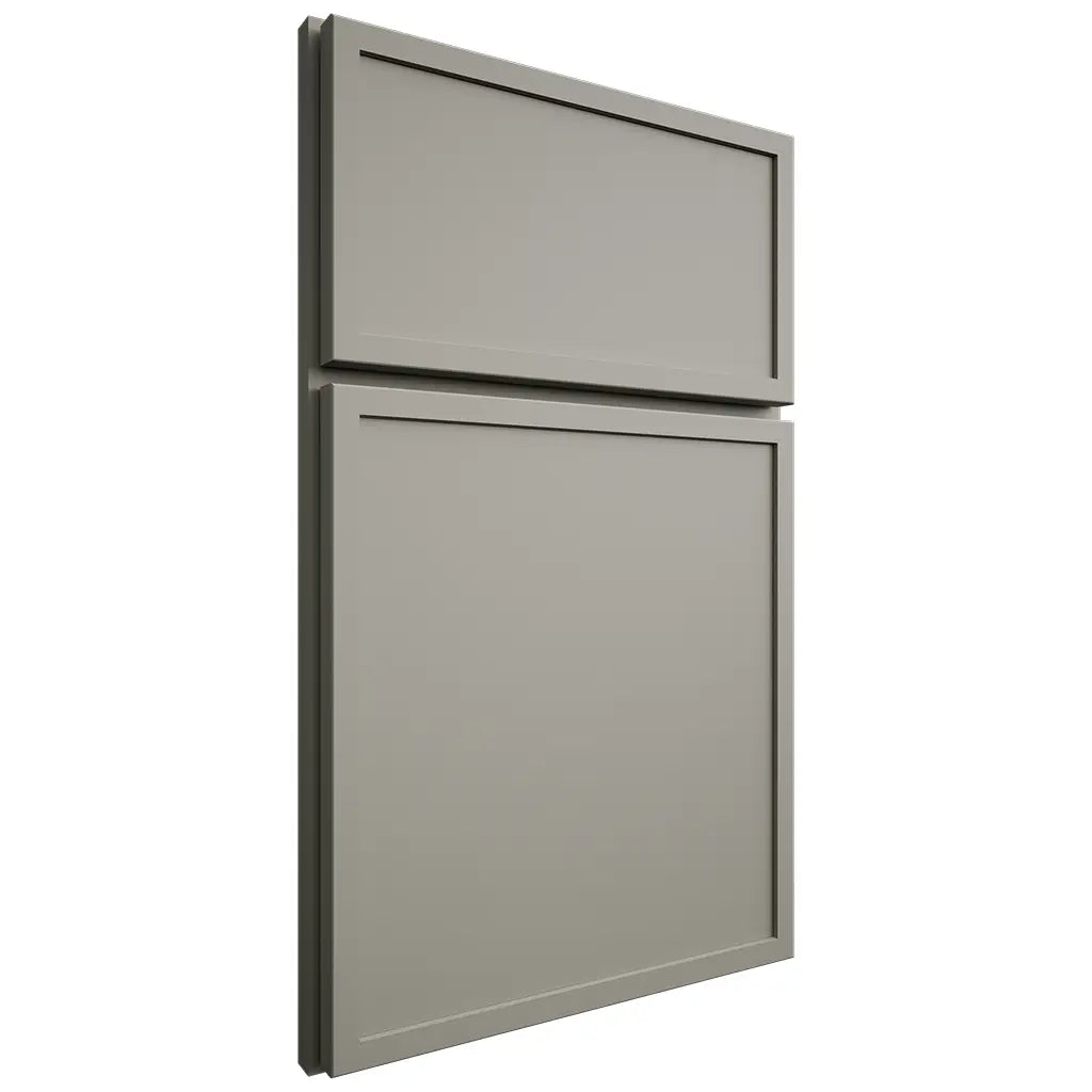 Shiloh Cabinetry Full Overlay Napa Vertical Paintable Evergreen Fog Door