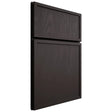 Shiloh Cabinetry Full Overlay Napa Vertical Poplar Plain Cut Carbon Door