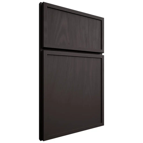 Shiloh Cabinetry Full Overlay Napa Vertical Poplar Plain Cut Carbon Door