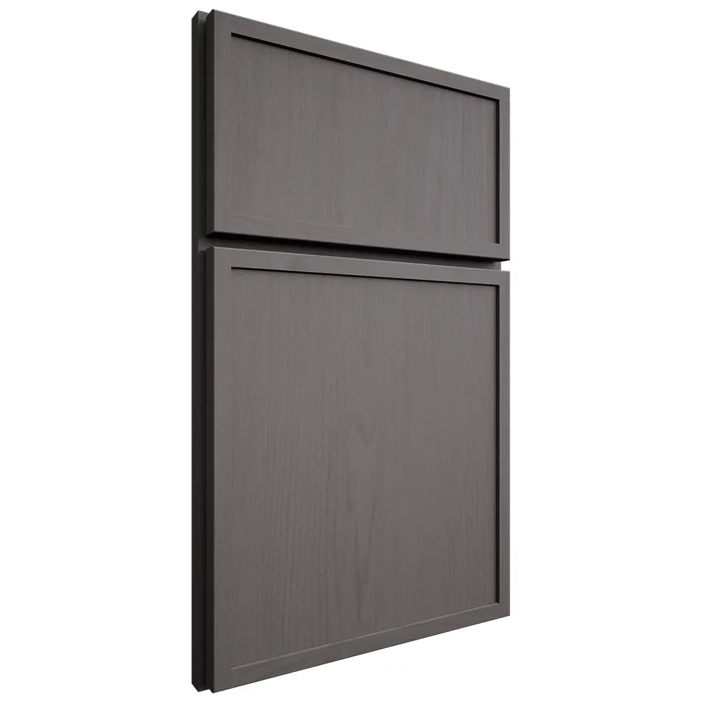 Shiloh Cabinetry Full Overlay Napa Vertical Walnut Plain Cut Cadet Door
