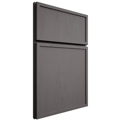 Shiloh Cabinetry Full Overlay Napa Vertical Walnut Plain Cut Cadet Door