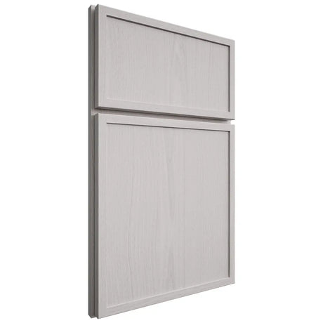 Shiloh Cabinetry Full Overlay Napa Vertical White Oak Plain Cut Cotton Door