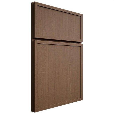 Shiloh Cabinetry Full Overlay Napa Vertical White Oak Quarter Sawn Autumn Door