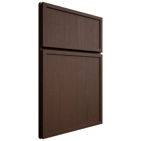 Shiloh Cabinetry Full Overlay Napa Vertical White Oak Quarter Sawn Braun Door