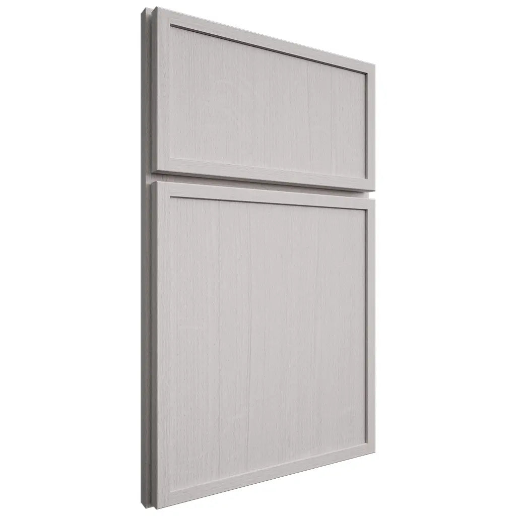 Shiloh Cabinetry Full Overlay Napa Vertical White Oak Quarter Sawn Cotton Door