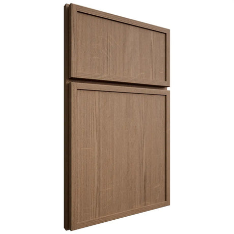 Shiloh Cabinetry Full Overlay Napa Vertical White Oak Quarter Sawn Medium Door
