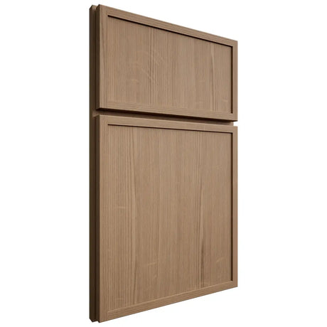Shiloh Cabinetry Full Overlay Napa Vertical White Oak Quarter Sawn Natural Door