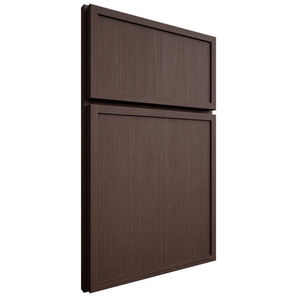Shiloh Cabinetry Full Overlay Napa Vertical White Oak Rift Cut Dusk Door