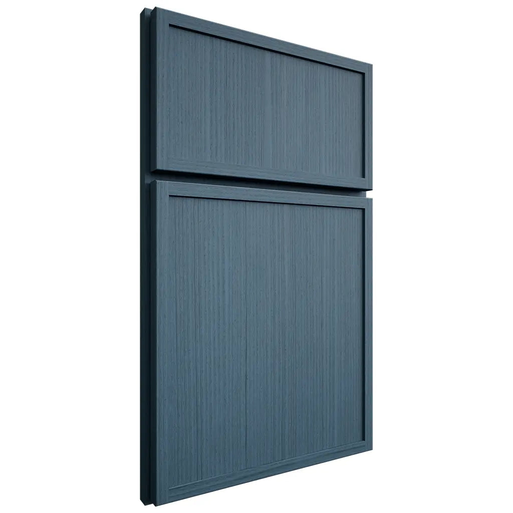 Shiloh Cabinetry Full Overlay Napa Vertical White Oak Rift Cut Hudson Door