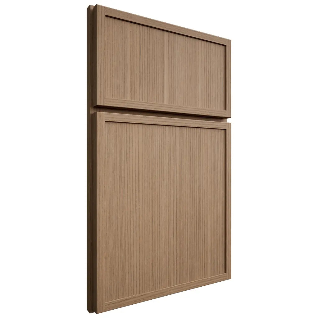 Shiloh Cabinetry Full Overlay Napa Vertical White Oak Rift Cut Natural Door