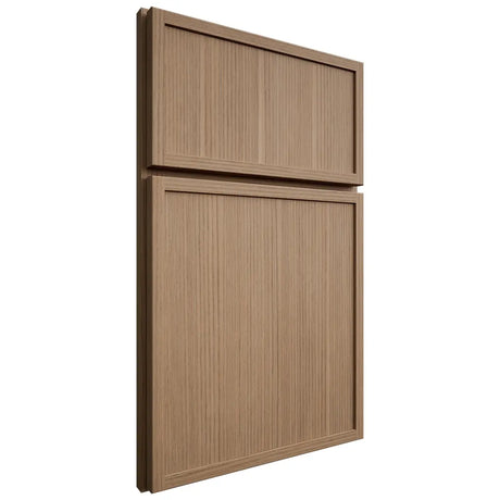 Shiloh Cabinetry Full Overlay Napa Vertical White Oak Rift Cut Natural Door