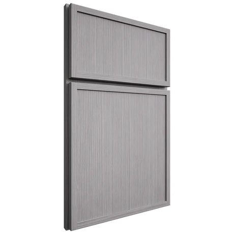 Shiloh Cabinetry Full Overlay Napa Vertical White Oak Rift Cut Stratus Door