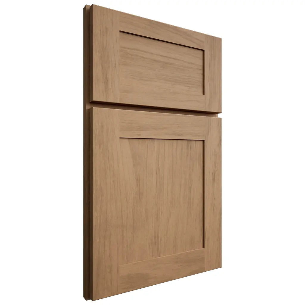 Shiloh Cabinetry Full Overlay New Haven Alder Plain Cut Dusty Road Door