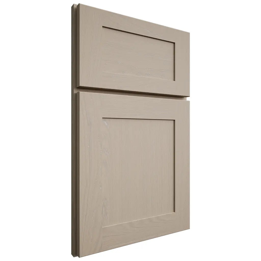 Shiloh Cabinetry Full Overlay New Haven Maple Plain Cut Pebble Door
