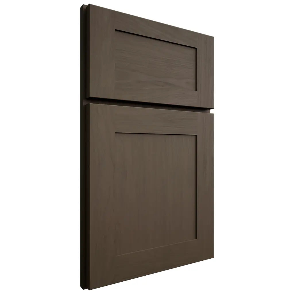 Shiloh Cabinetry Full Overlay New Haven Maple Plain Cut Perfect Brown Door