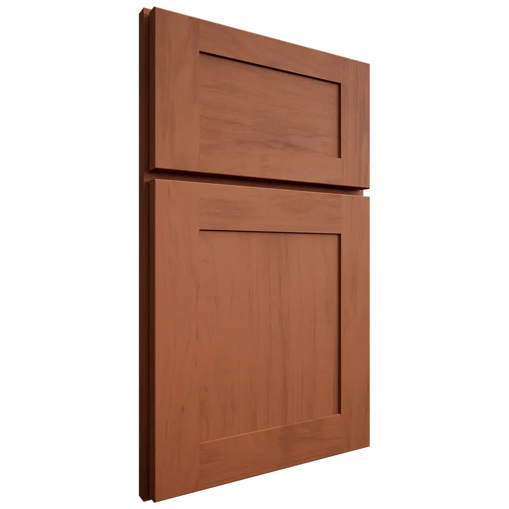 Shiloh Cabinetry Full Overlay New Haven Maple Plain Cut Spice Door