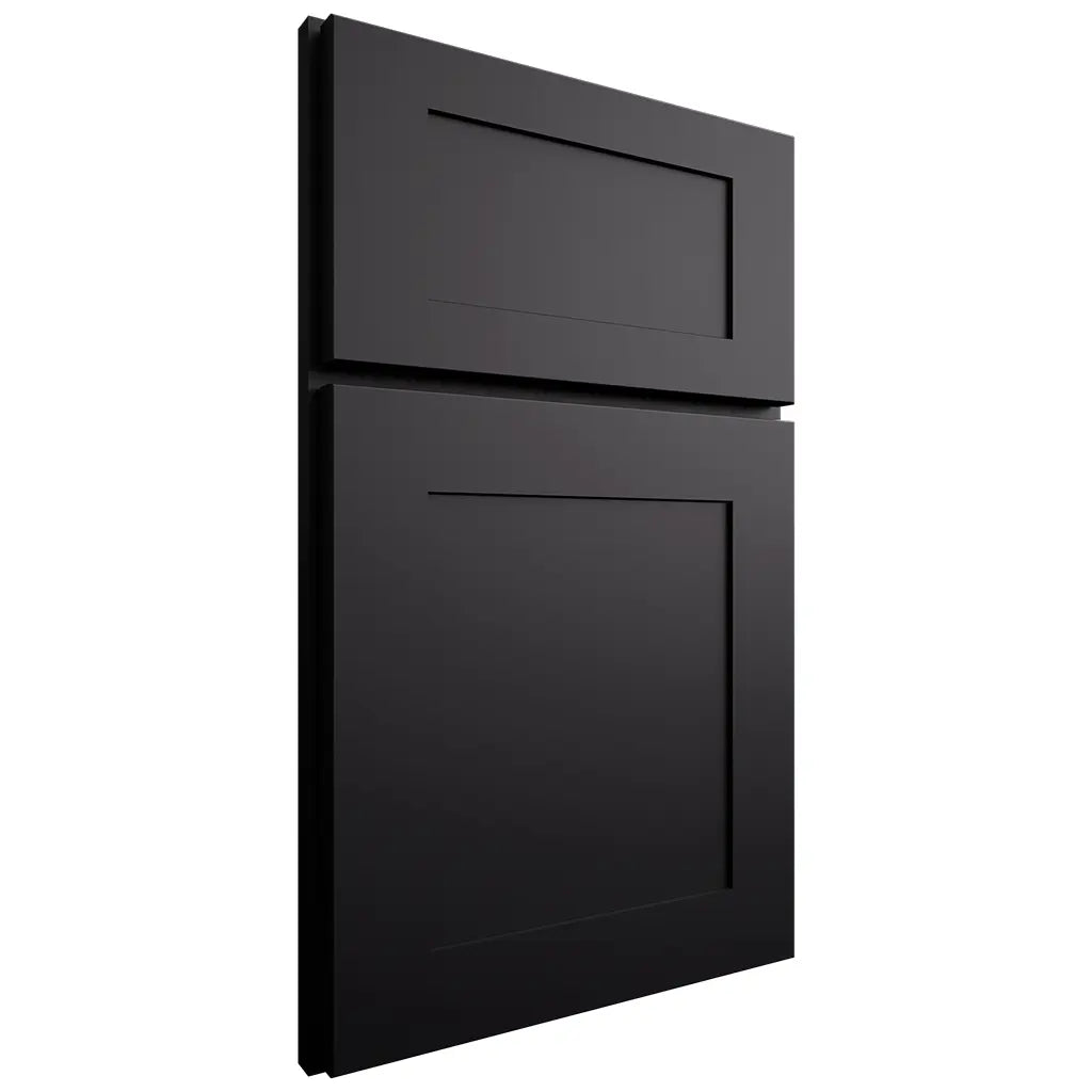 Shiloh Cabinetry Full Overlay New Haven Paintable Black Door