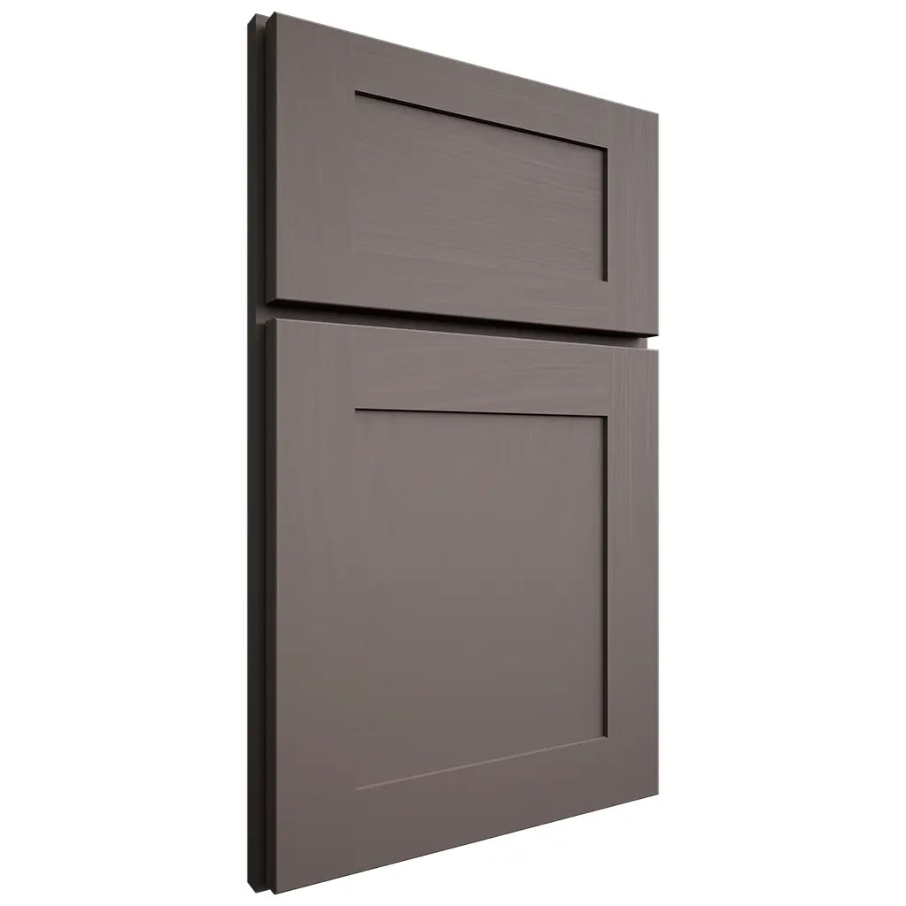 Shiloh Cabinetry Full Overlay New Haven Poplar Plain Cut Heatherstone Door