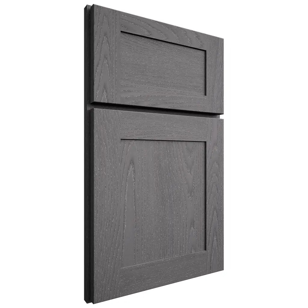 Shiloh Cabinetry Full Overlay New Haven Red Oak Plain Cut Cadet Door