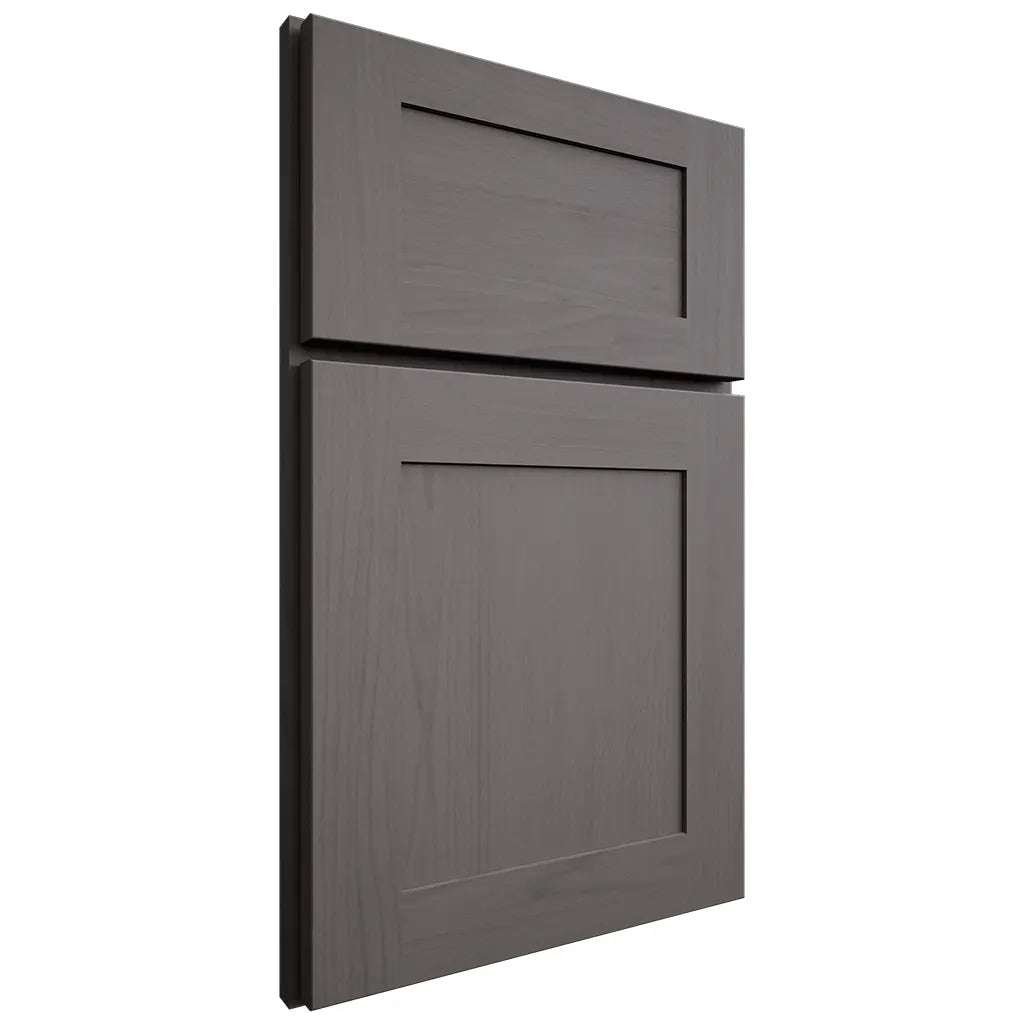 Shiloh Cabinetry Full Overlay New Haven Walnut Plain Cut Cadet Door