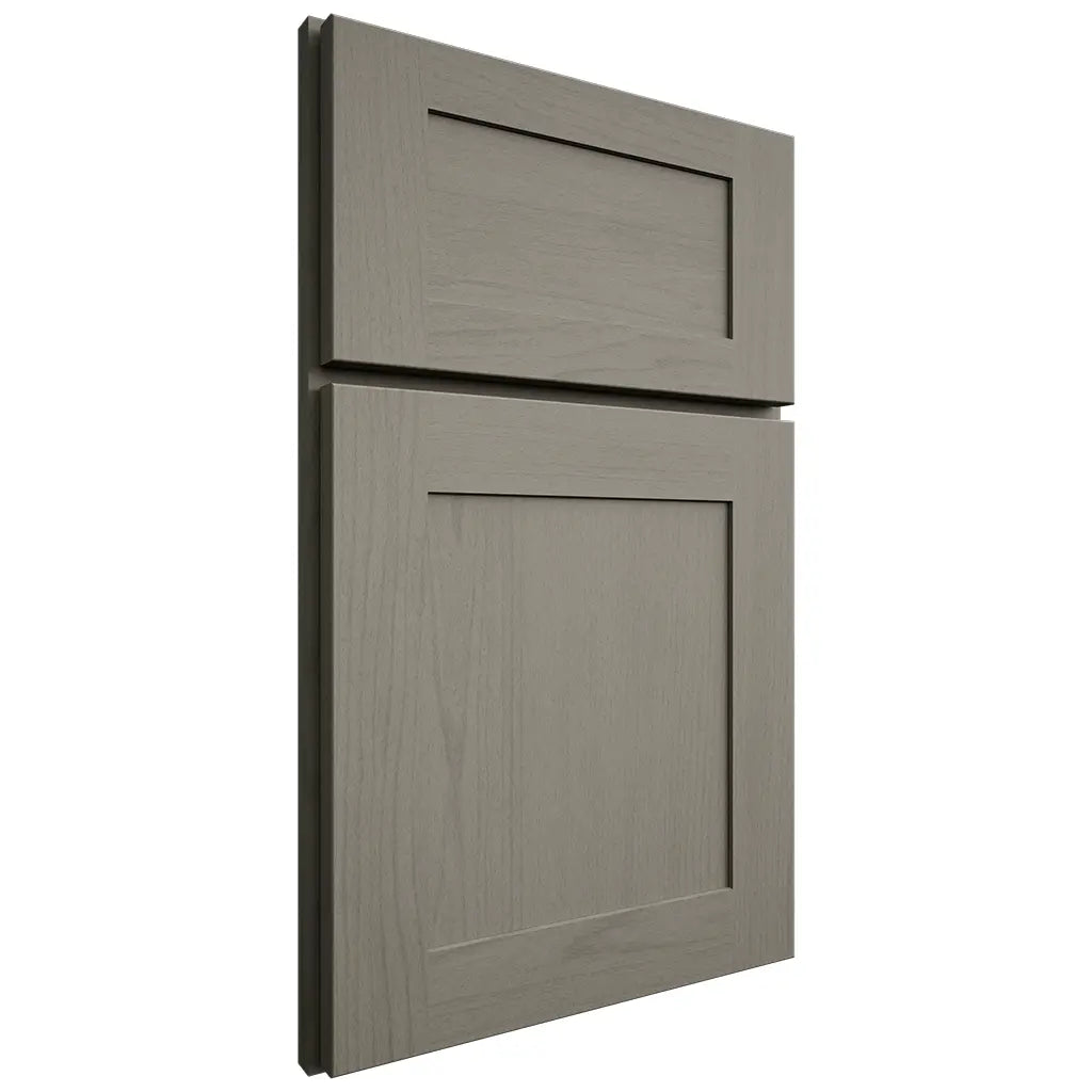 Shiloh Cabinetry Full Overlay New Haven Walnut Plain Cut Thyme Door