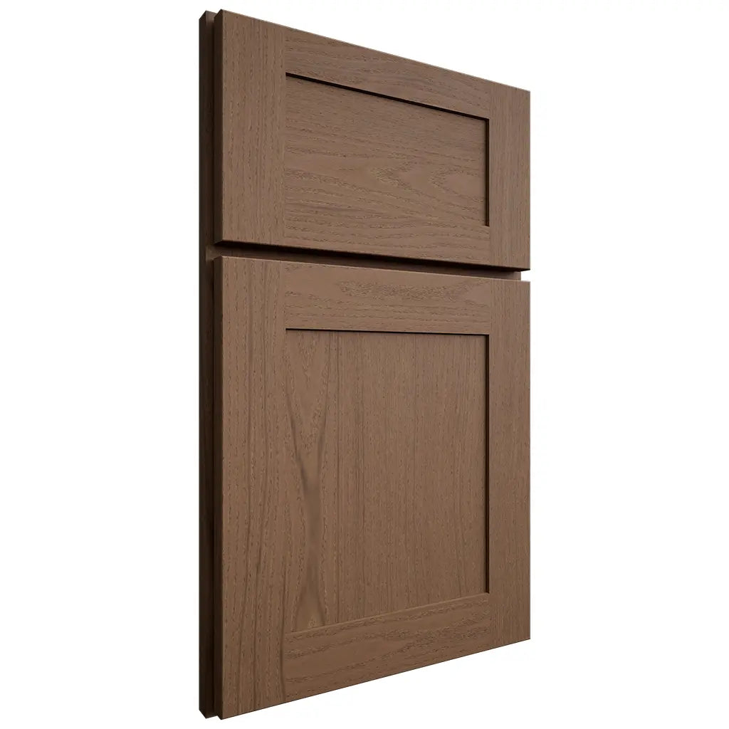 Shiloh Cabinetry Full Overlay New Haven White Oak Plain Cut Autumn Door