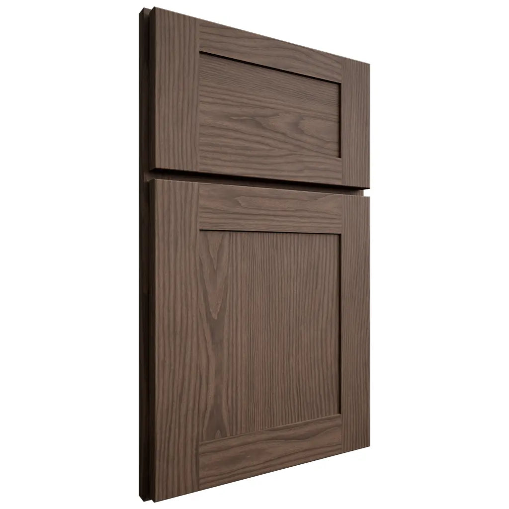 Shiloh Cabinetry Full Overlay New Haven White Oak Plain Cut Mineral Door