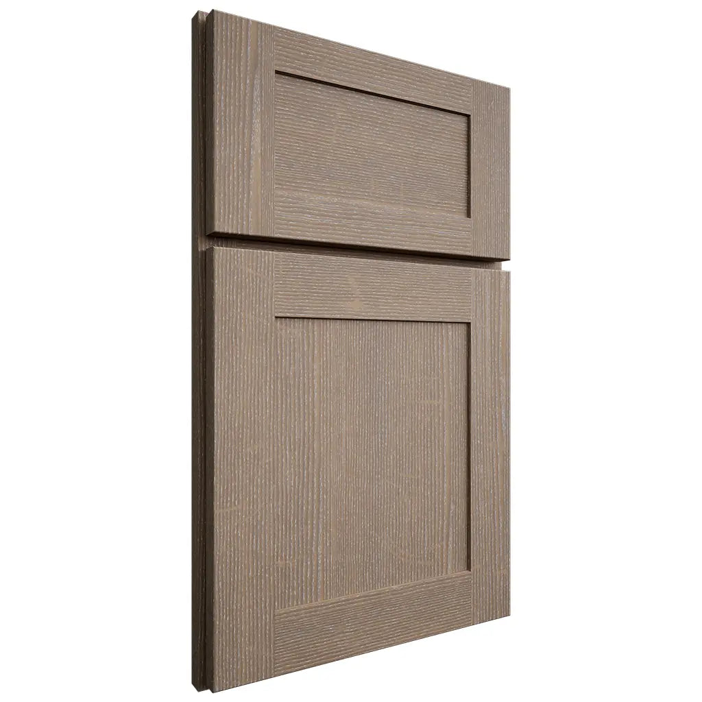 Shiloh Cabinetry Full Overlay New Haven White Oak Quarter Sawn Almond Door