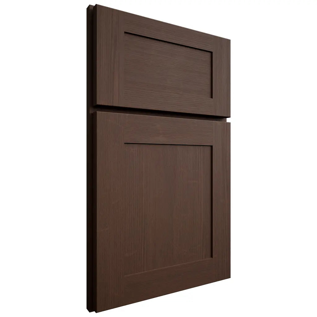 Shiloh Cabinetry Full Overlay New Haven White Oak Quarter Sawn Braun Door
