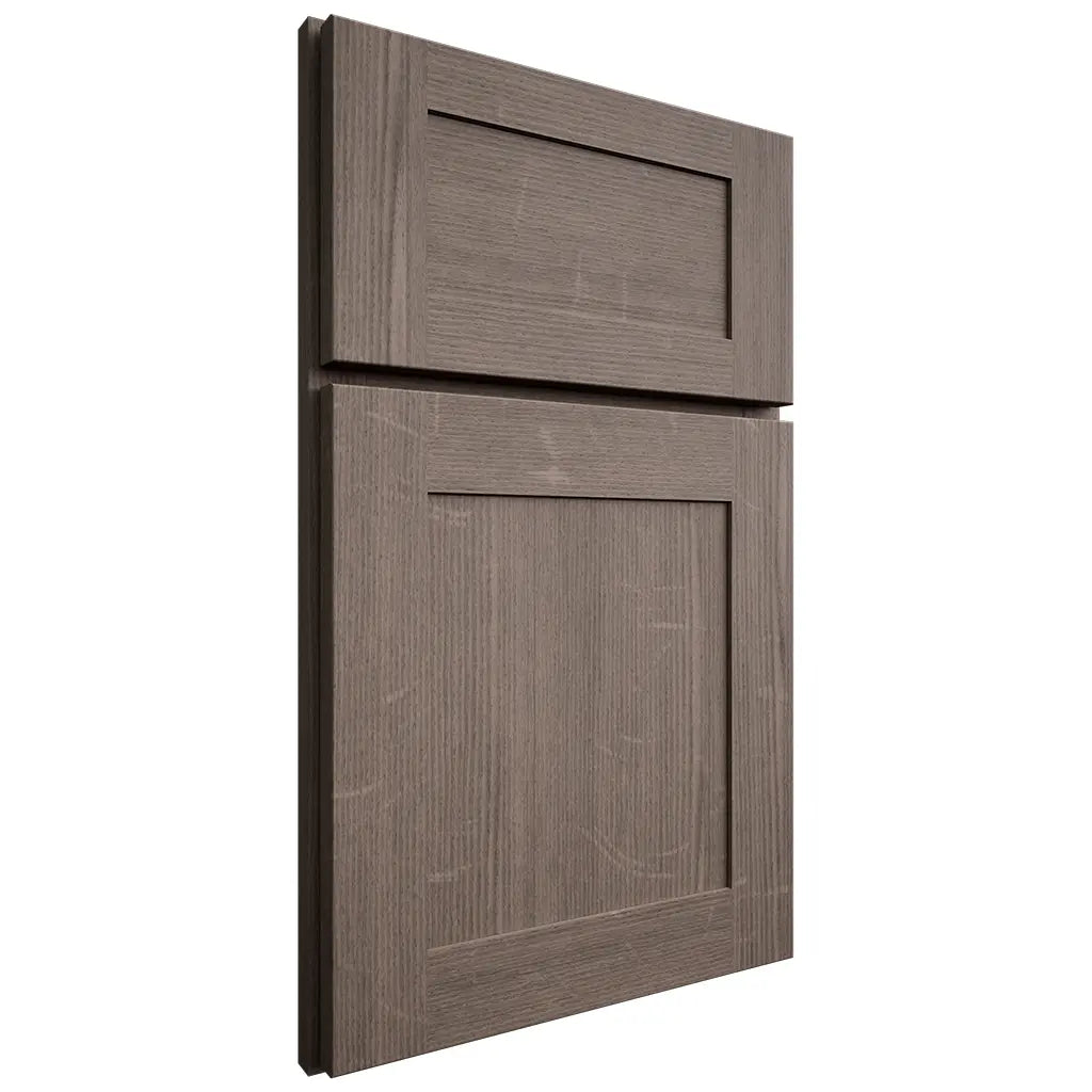 Shiloh Cabinetry Full Overlay New Haven White Oak Quarter Sawn Clay Door