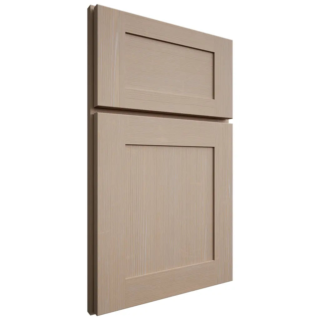 Shiloh Cabinetry Full Overlay New Haven White Oak Quarter Sawn Straw Door