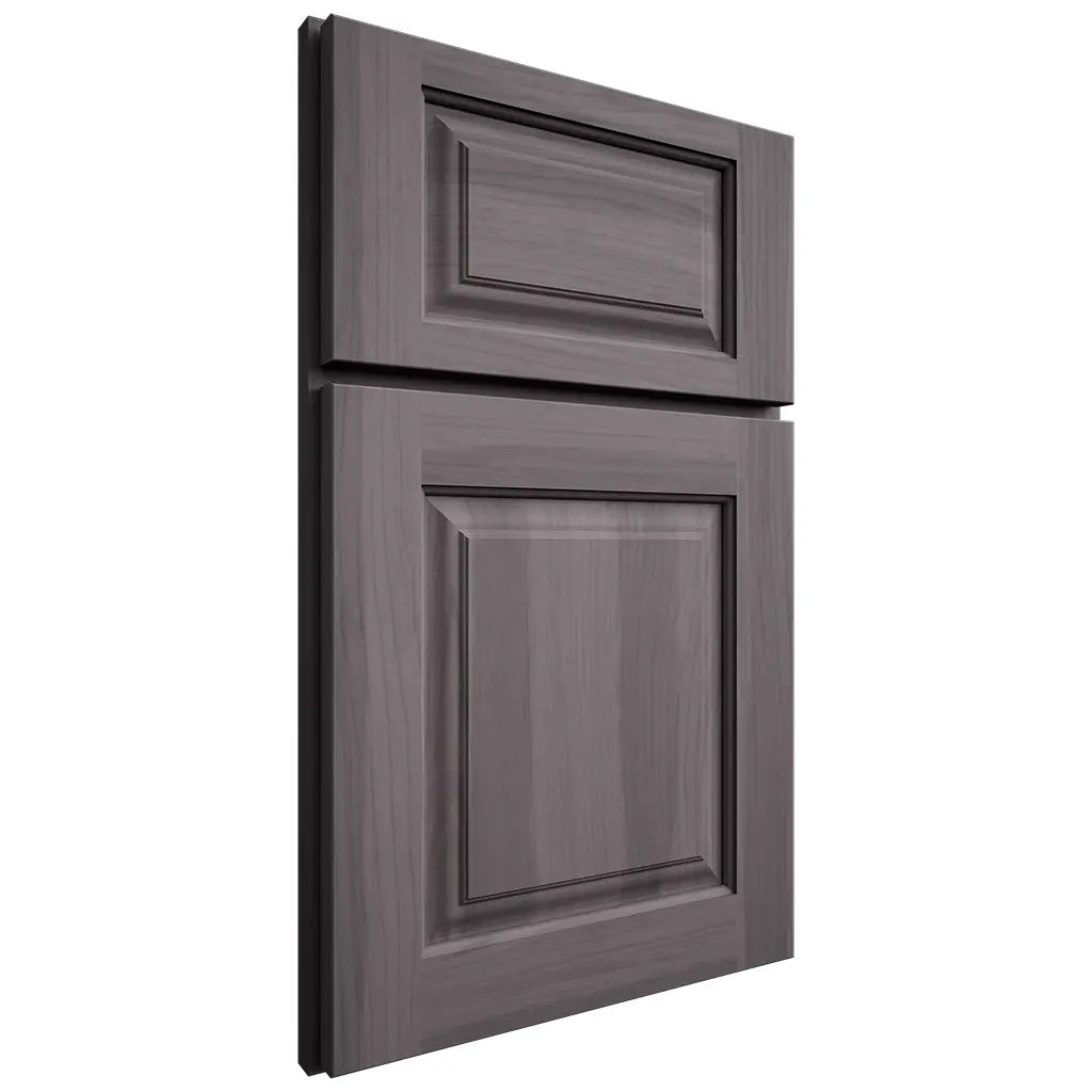 Shiloh Cabinetry Full Overlay Oxford Hickory Plain Cut Cadet Door