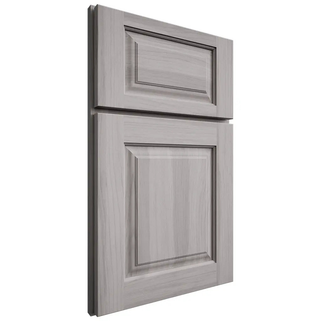 Shiloh Cabinetry Full Overlay Oxford Hickory Plain Cut Stratus Door