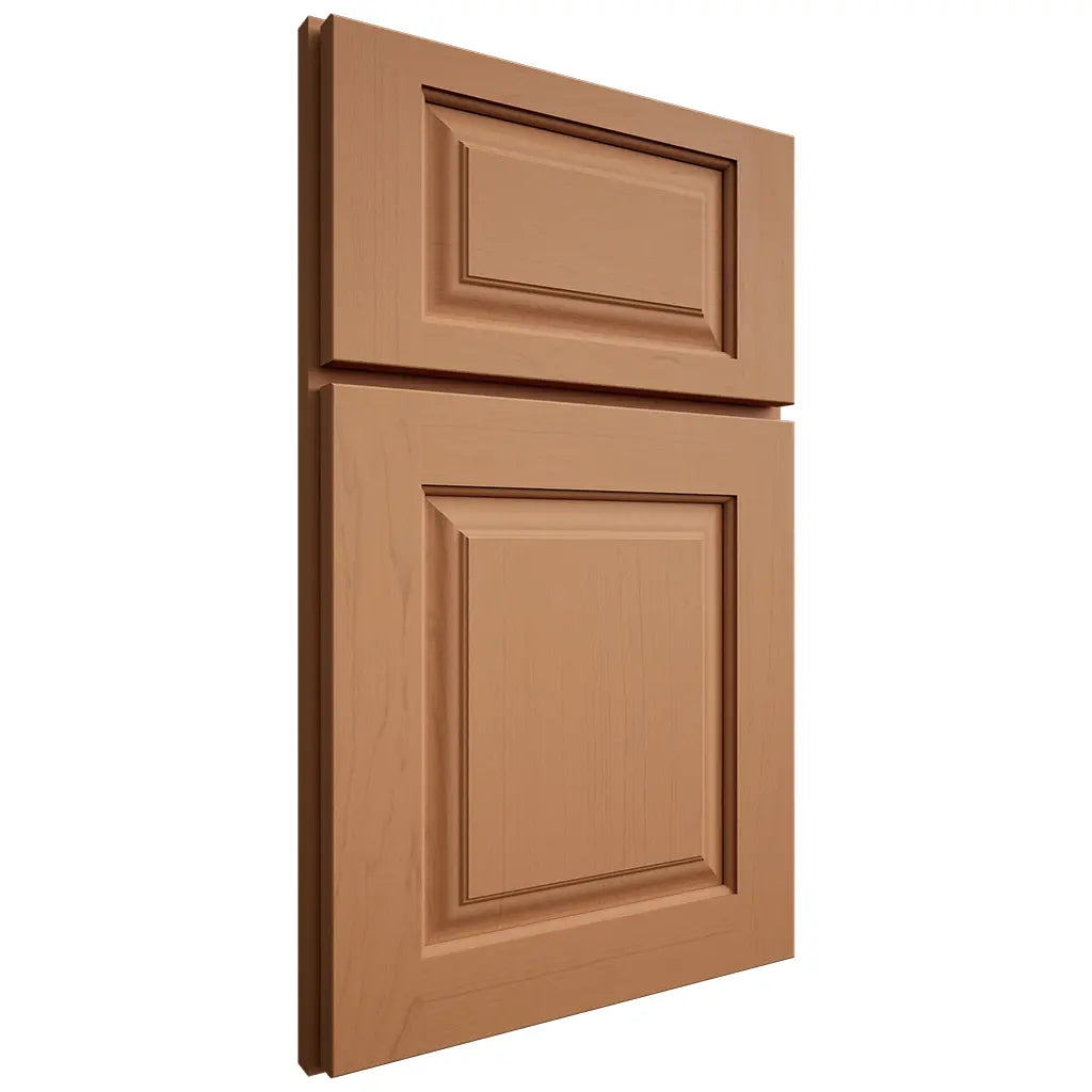 Shiloh Cabinetry Full Overlay Oxford Maple Plain Cut Cashmere Door