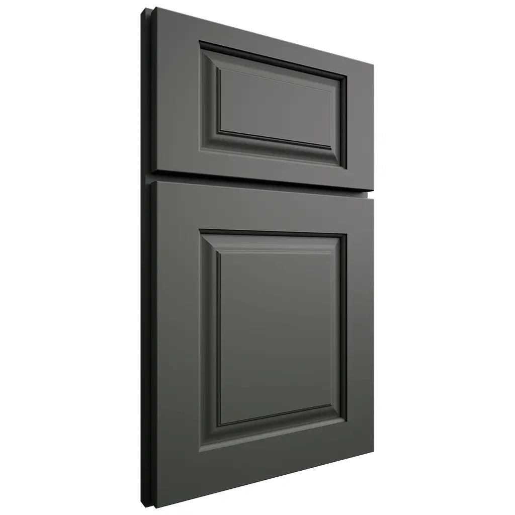 Shiloh Cabinetry Full Overlay Oxford Paintable Pewter Green Door