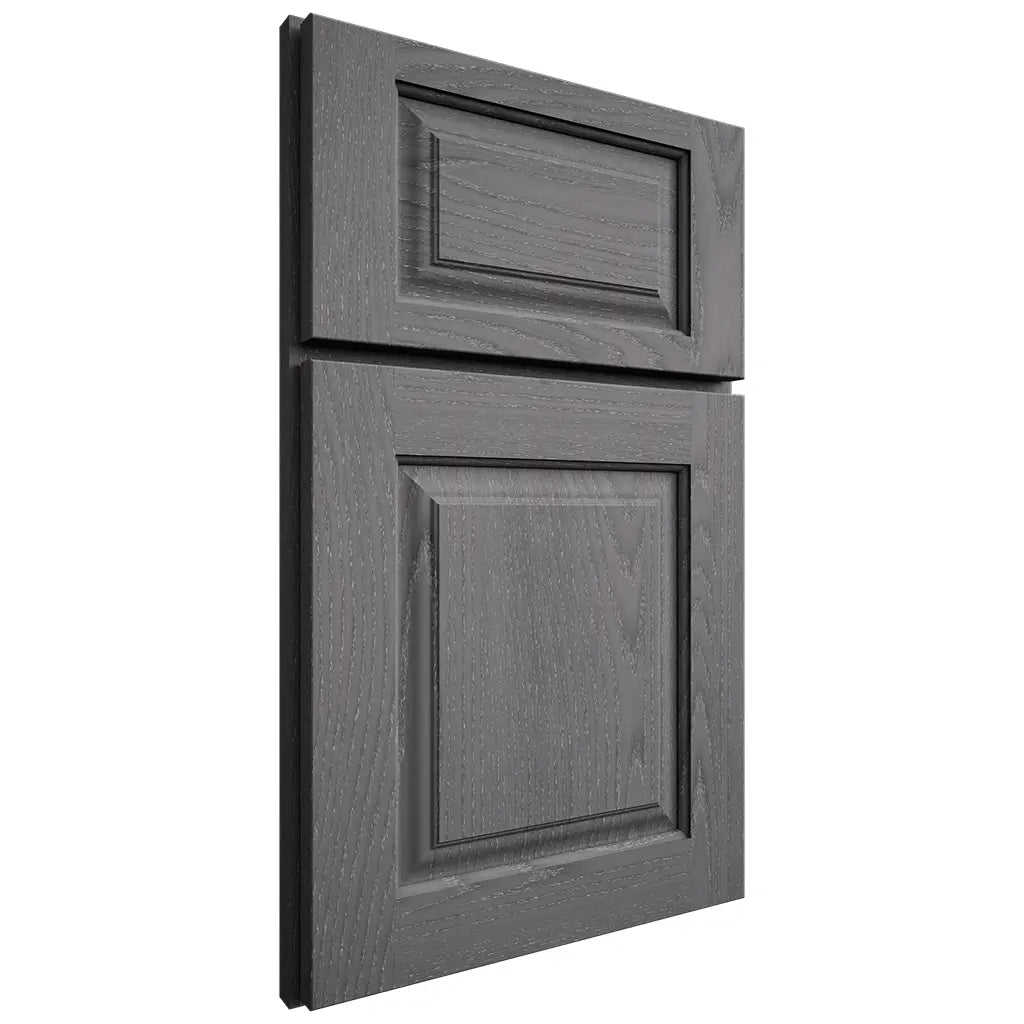 Shiloh Cabinetry Full Overlay Oxford Red Oak Plain Cut Cadet Door