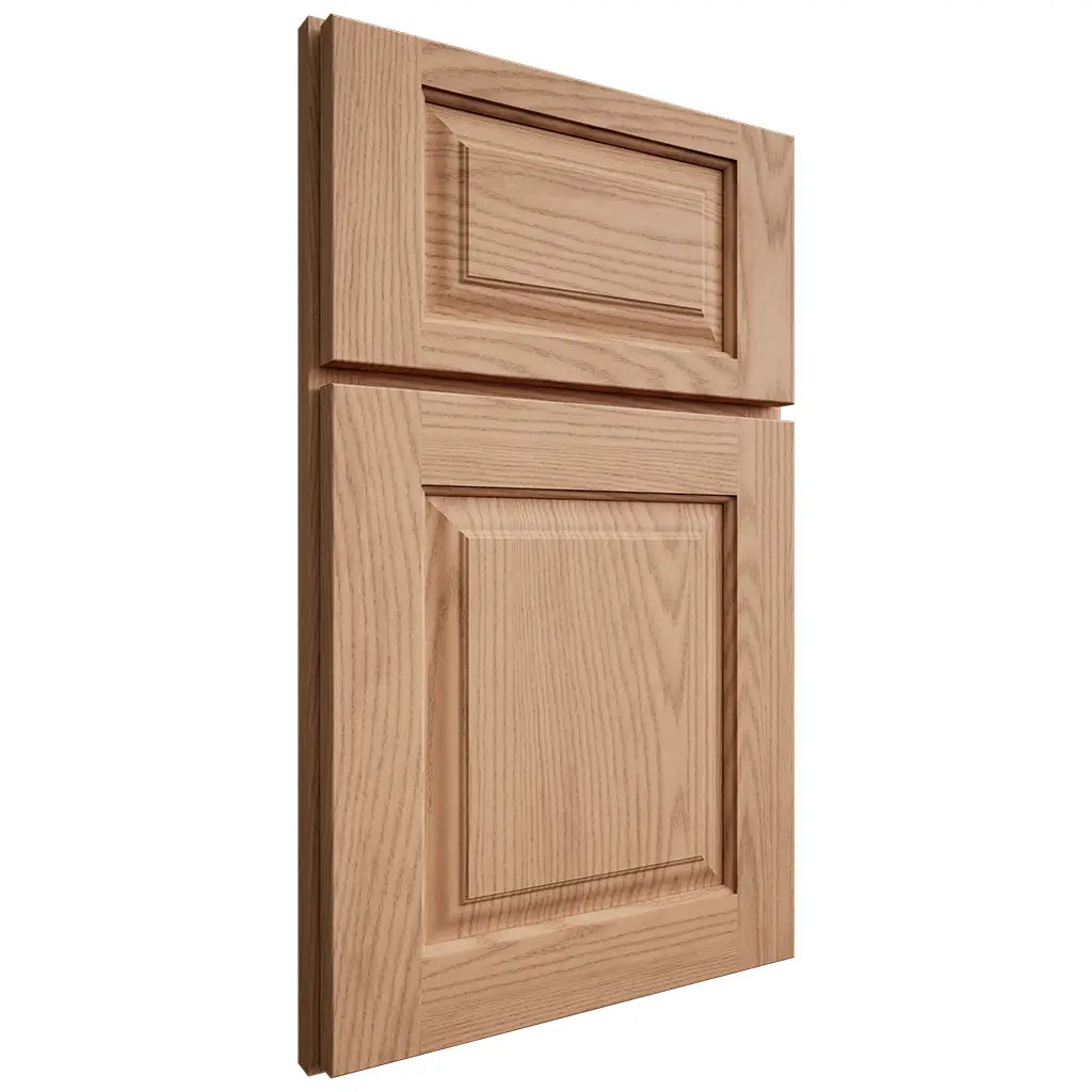 Shiloh Cabinetry Full Overlay Oxford Red Oak Plain Cut Natural Door