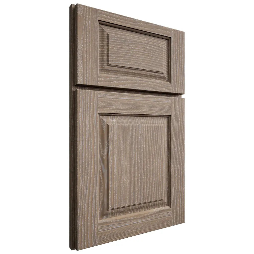 Shiloh Cabinetry Full Overlay Oxford White Oak Plain Cut Almond Door