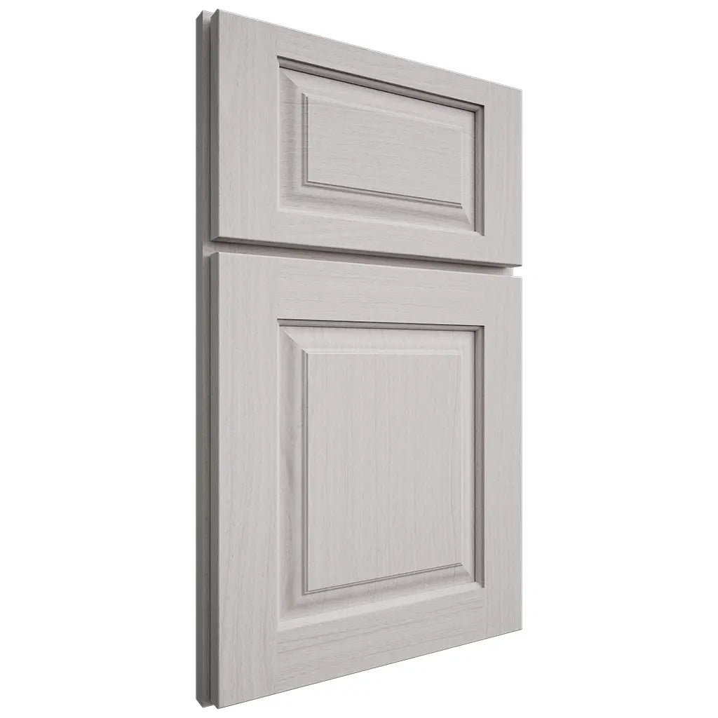Shiloh Cabinetry Full Overlay Oxford White Oak Plain Cut Cotton Door