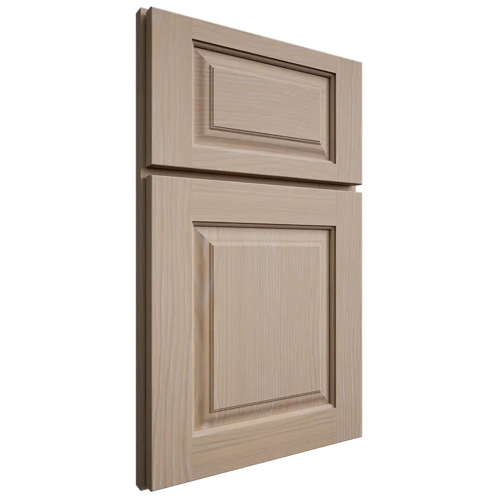 Shiloh Cabinetry Full Overlay Oxford White Oak Plain Cut Straw Door