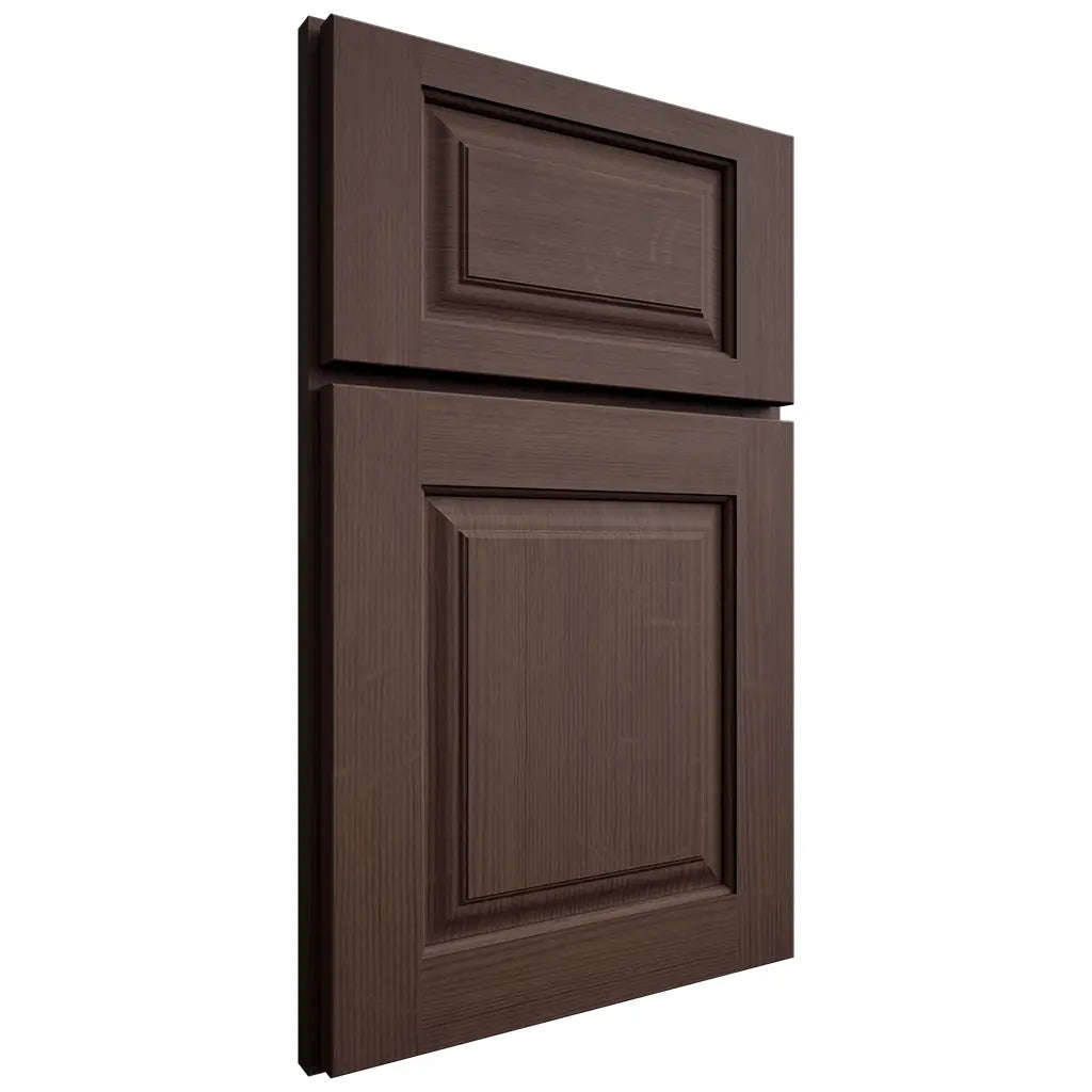 Shiloh Cabinetry Full Overlay Oxford White Oak Quarter Sawn Dusk Door