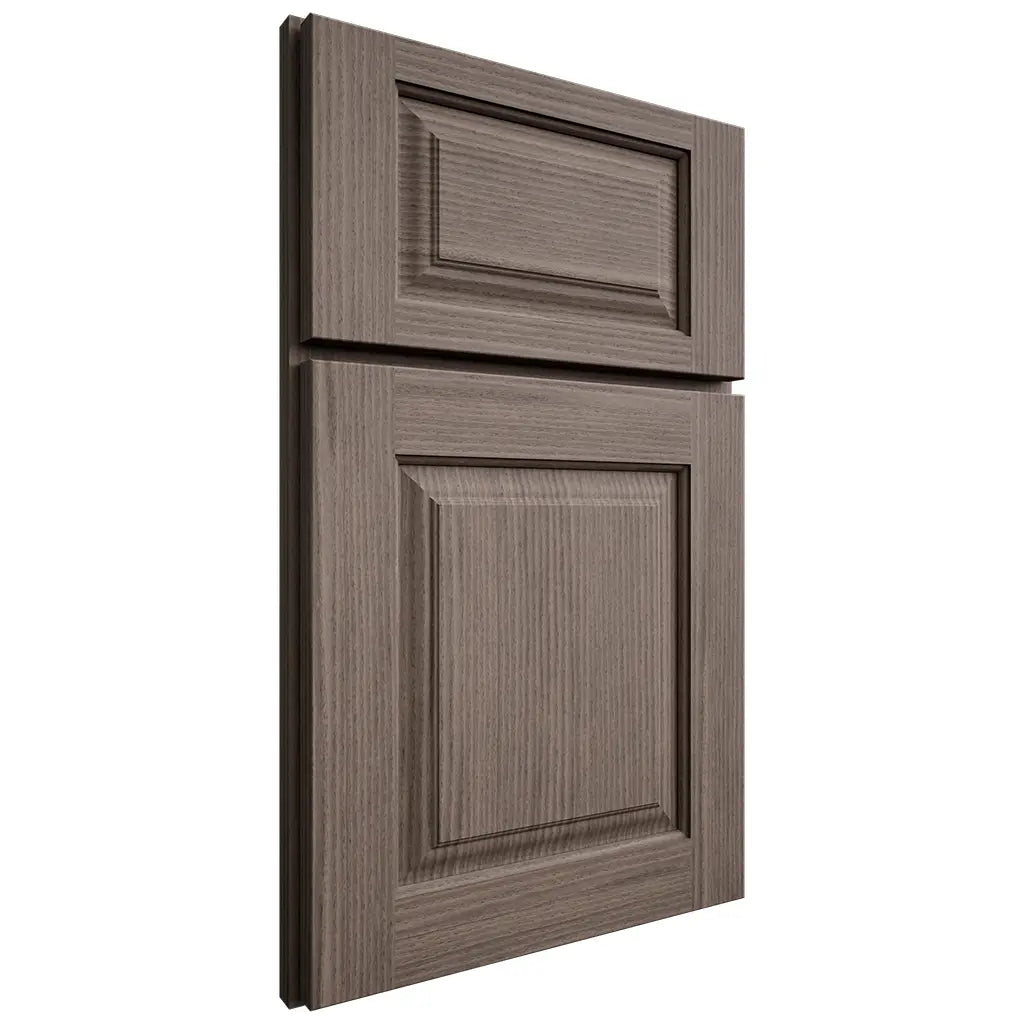 Shiloh Cabinetry Full Overlay Oxford White Oak Rift Cut Clay Door