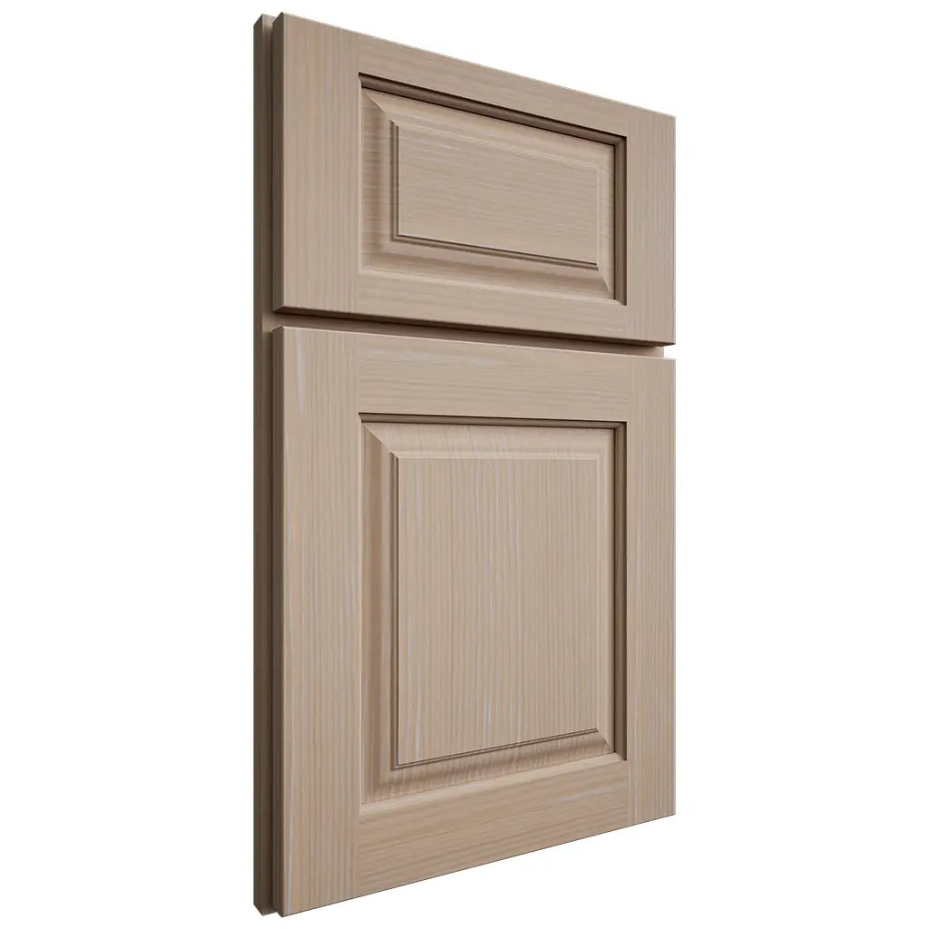 Shiloh Cabinetry Full Overlay Oxford White Oak Rift Cut Straw Door
